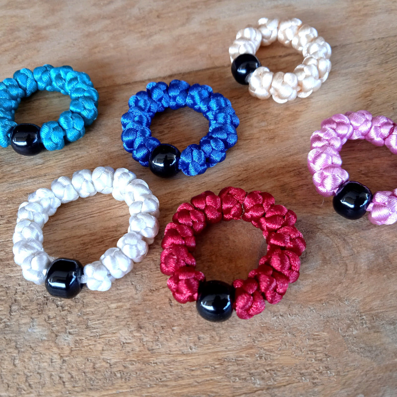 Finger rosary monastic style satin 10285