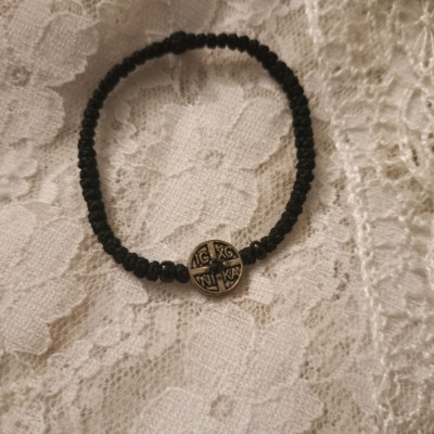 icxc nika Wax Thread rosary bracelet 10369