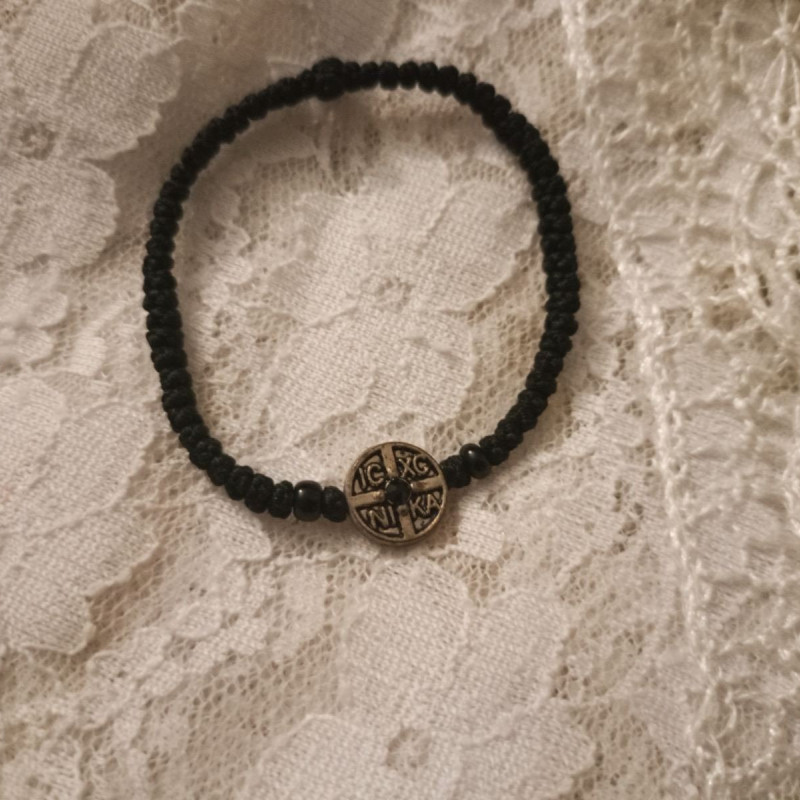 icxc nika Wax Thread rosary bracelet 10369