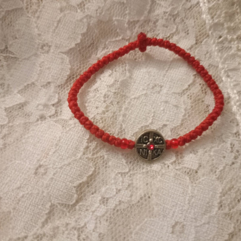 icxc nika Wax Thread rosary bracelet 10369