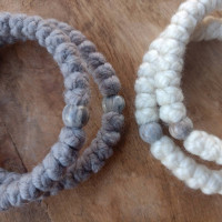 Job's tear prayer rope Theotokos tears bracelet 10021