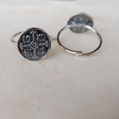 ΙϹΧϹ ΝΙΚΑ Silver Ring charm 10172