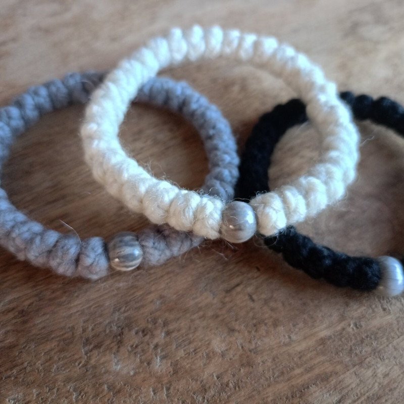 Job's tear prayer rope Theotokos tears bracelet 10021