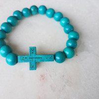 icxc nika Wooden Beaded Bracelet 10096