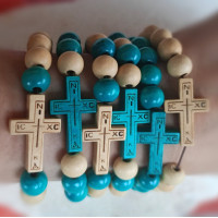 icxc nika Wooden Beaded Bracelet 10096