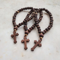 Wooden Beaded Prayer Rope Prayer Beads 10170