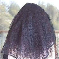 church veil Mantilla Soft Head covering blessed on Holy Tomb 10217