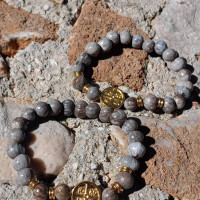 icxc nika Job's tears charm bracelet 