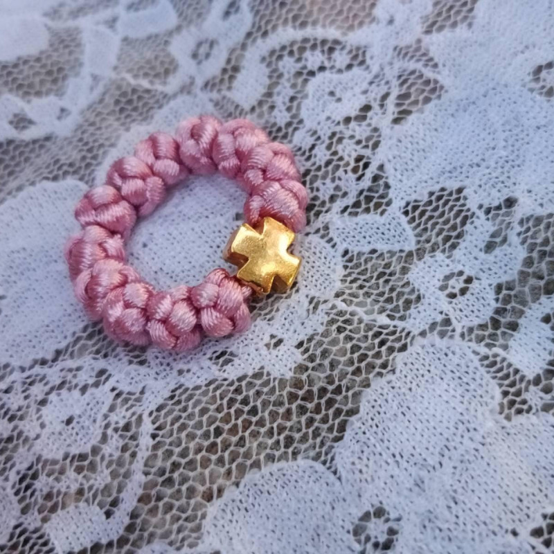 Finger rosary monastic style satin 10226