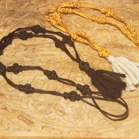 Orthodox Cross pendant Knotted necklace 10100