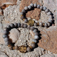 icxc nika Job's tears charm bracelet 