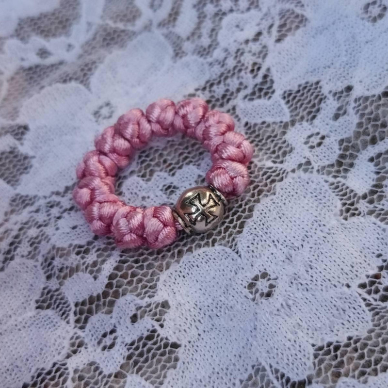 Finger rosary monastic style satin 10359