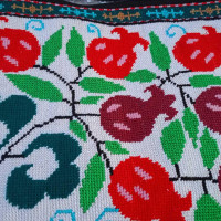 Traditional Embroidery bag crochet crossbody bag