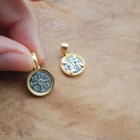 icxc nika silver Cross pendant charm 10008