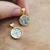 icxc nika silver Cross pendant charm 10008