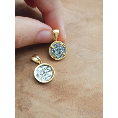 icxc nika silver Cross pendant charm 10008