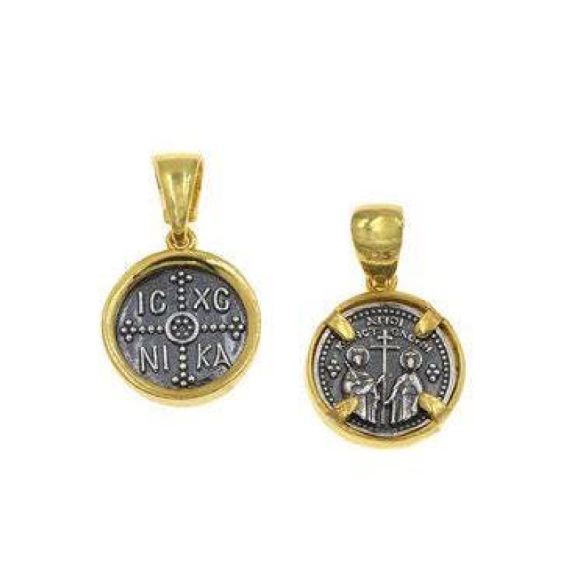 icxc nika silver Cross pendant charm 10008