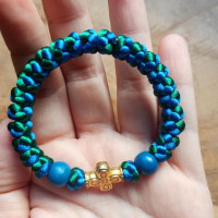 Double colour orthodox prayer rope bracelet 10349