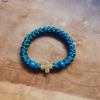 Double colour orthodox prayer rope bracelet 10349