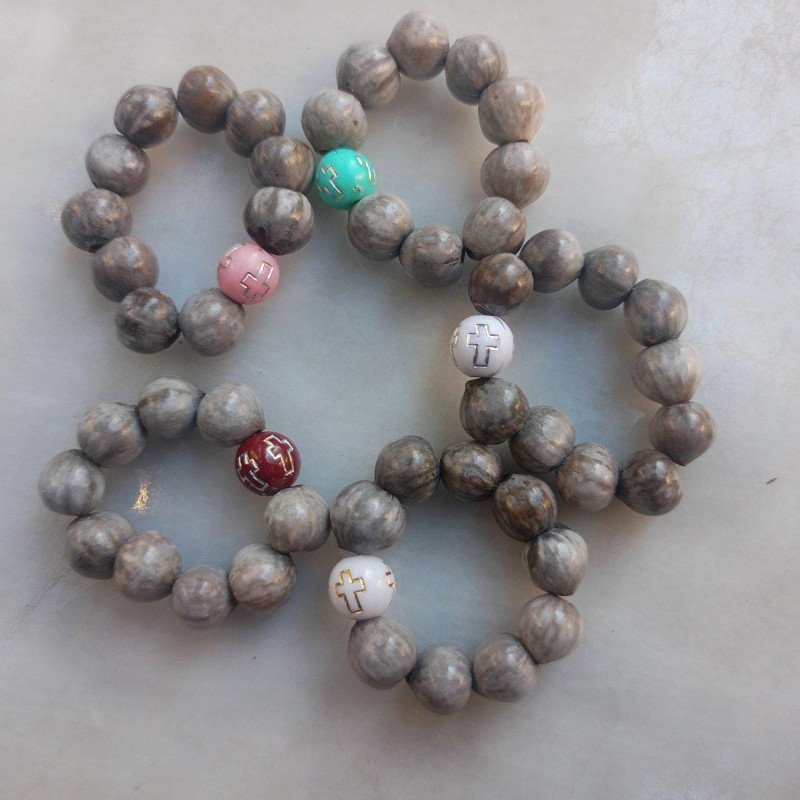 Jobs tears finger rosary Monastic style 10192