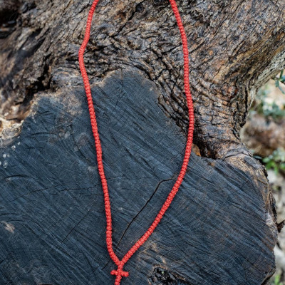 200knot satin silk prayer rope necklace 10039