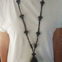 Orthodox Cross pendant Knotted necklace 10100