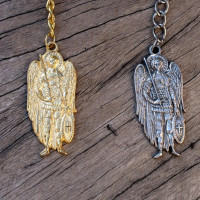 St Archangel Michael pendant charm necklace 10240