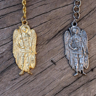 St Archangel Michael pendant charm necklace 10240