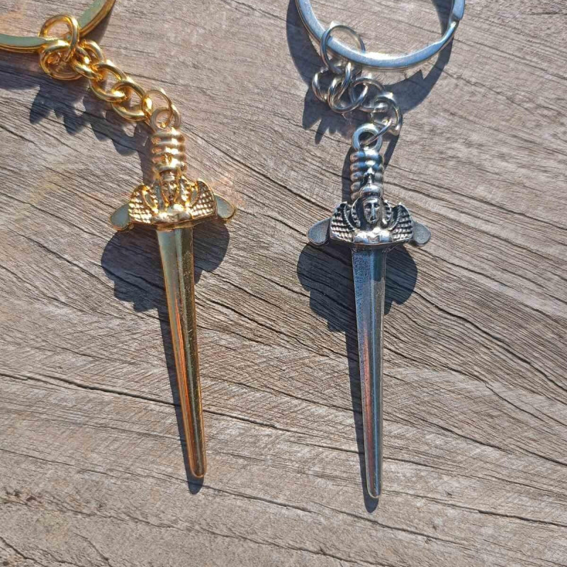 St Archangel Michael sword keychain charm 10070