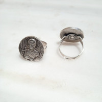 St John the Russian protection ring charm 