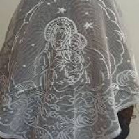 church veil Mantilla Soft Head covering blessed on Holy Tomb 10217
