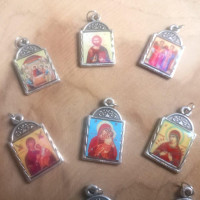 Custom made patron saint pendant protection charm 10027