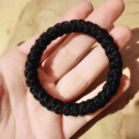 No bead prayer rope bracelet pure wool 10005